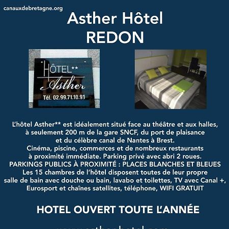 Hotel Asther Redon Exterior foto